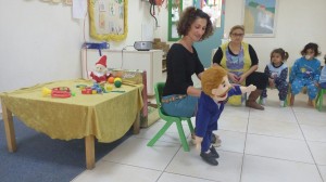 ילדי מעון ויצו הצפצפה בבית שאן עשו פעילות בעקבות קבלת הספר "את זה!"