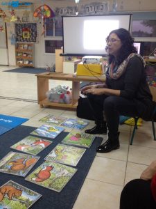 ארוח במעון בן שמן בסגנון ספרית פיגמה - במפגש הדרכה של הצוות עם איריס צור
