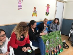 מפגש הדרכה של צוותי מעונות ויצו בתל אביב עם איריס צור, פברואר 2017