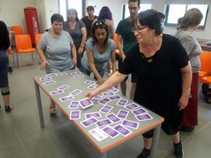מפגש הדרכה של איריס צור למנהלות מעון בבקעת הירדן, יוני 2017