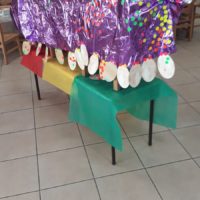 במעון ויצו כלנית בתל אביב הכינו מפלצת סגולה עם הילדים