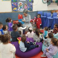 קבלת הספרים במעון רבין אור יהודה